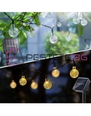 Соларен гирлянд 12м IP65 топки